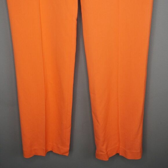 New A.L.C. Kennedy Straight Leg Trousers in Clementine Orange size 4 - Picture 5 of 16